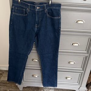 Lucky Brand Men's Dark Blue Straight Jeans